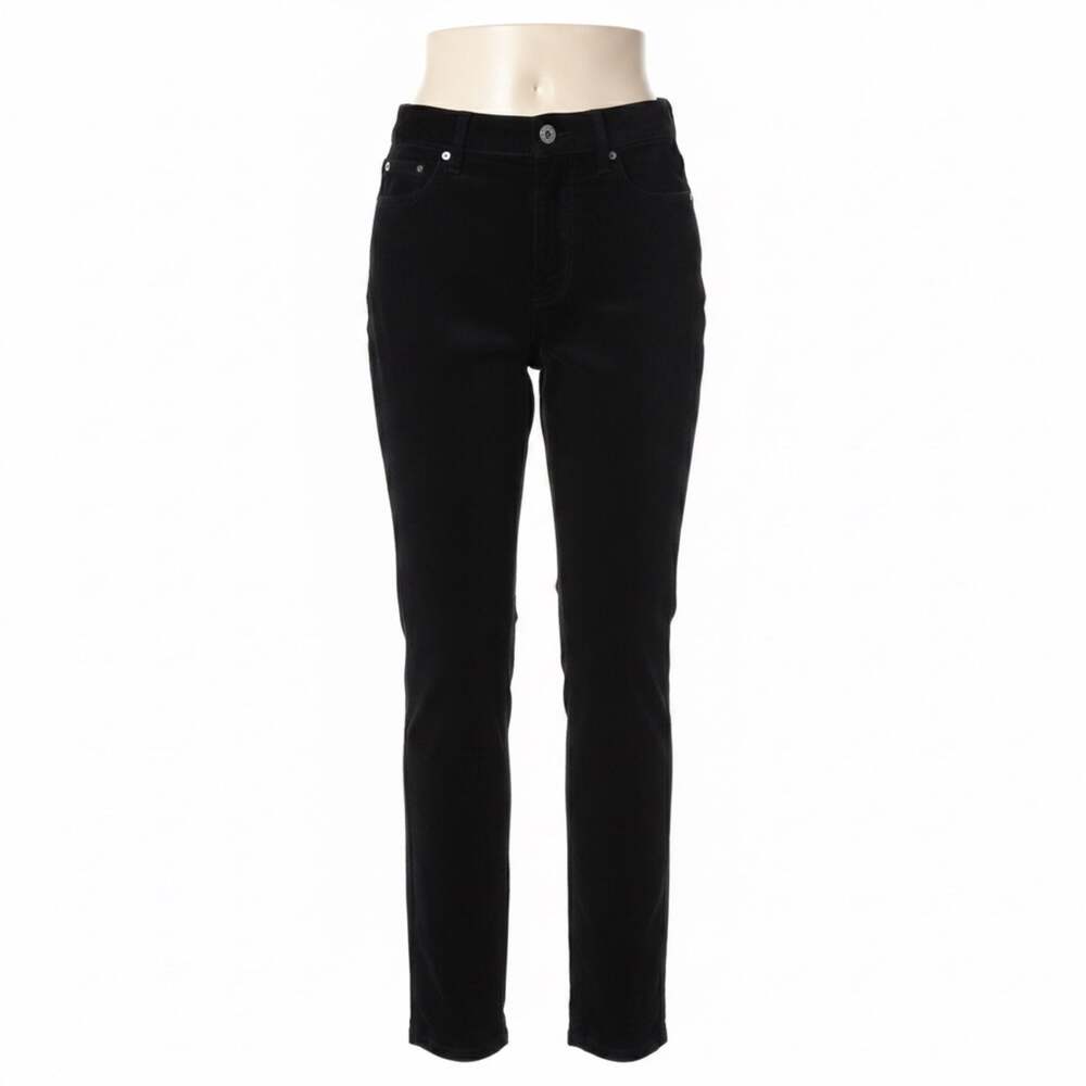 Banana Republic Women’s Pants Size 29 Black Corduroy Jeans Skinny Fit Casual